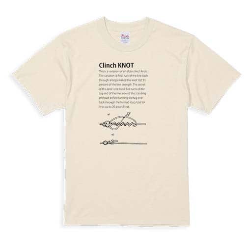 【Tシャツ】クリンチノット 5.6oz Cotton:100%