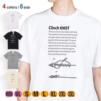 【Tシャツ】クリンチノット 5.6oz Cotton:100%