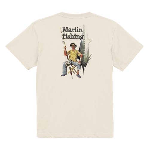 【Tシャツ】カジキ釣り 5.6oz Cotton:100%