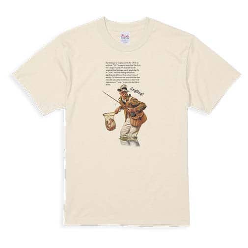 【Tシャツ】フライフィッシング 5.6oz Cotton:100%