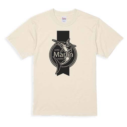 【Tシャツ】カジキ(エンブレム) 5.6oz Cotton:100%