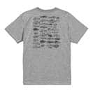 【Tシャツ】魚図鑑　1890年版 5.6oz Cotton:100%