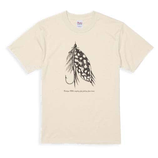 【Tシャツ】Vintage 1800s angling fly fishing 5.6oz Cotton:100%