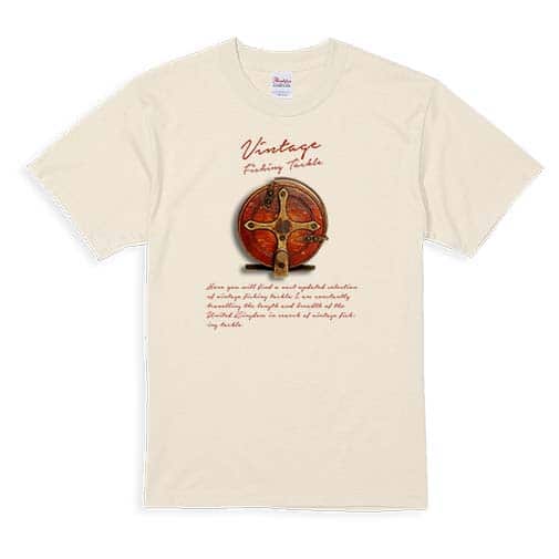 【Tシャツ】ビンテージフライリール 5.6oz Cotton:100%