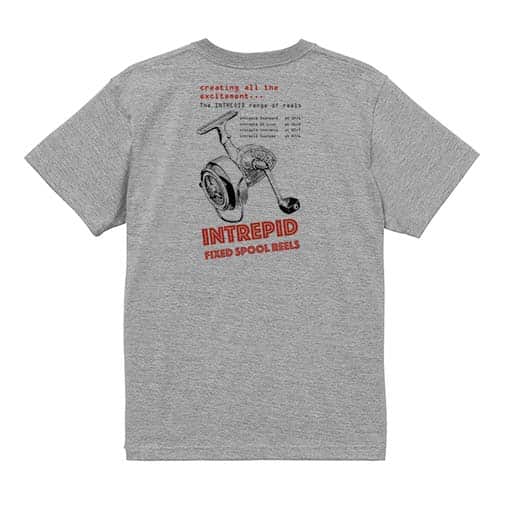 【Tシャツ】固定式スプールのリール発売! 5.6oz Cotton:100%