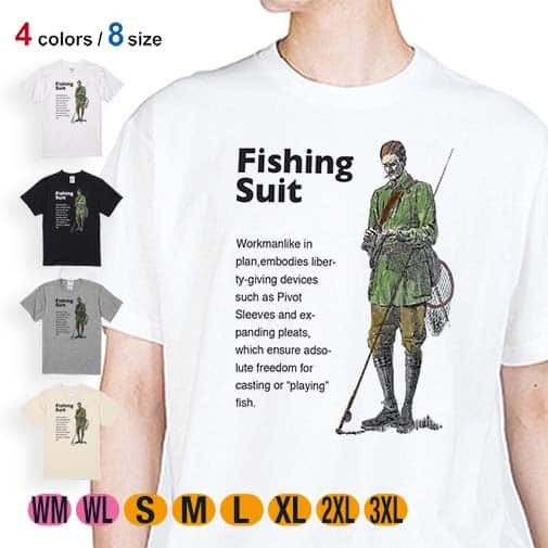 【Tシャツ】バーバリー フィッシングスーツ 5.6oz Cotton:100%