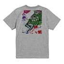 【Tシャツ】ブラックバス　ペンキペイント 5.6oz Cotton:100%