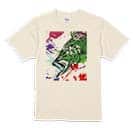 【Tシャツ】ブラックバス　ペンキペイント 5.6oz Cotton:100%