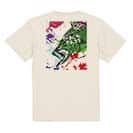 【Tシャツ】ブラックバス　ペンキペイント 5.6oz Cotton:100%