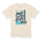 【Tシャツ】Gone Bass Fishing ローライダーポスター風　エメラルドグリーン 5.6oz Cotton:100%