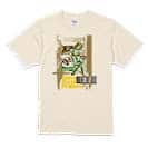 【Tシャツ】Gone Bass Fishing ローライダーポスター風　イエロー 5.6oz Cotton:100%