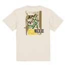 【Tシャツ】Gone Bass Fishing ローライダーポスター風　イエロー 5.6oz Cotton:100%