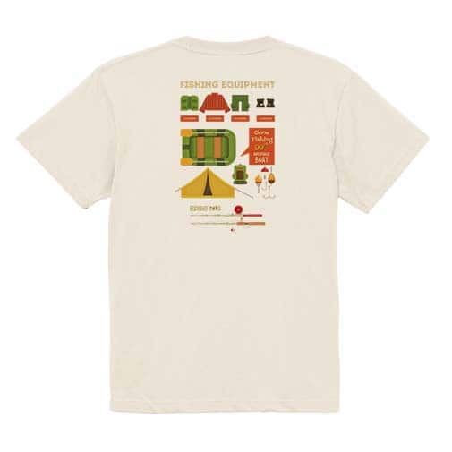 【Tシャツ】釣りの準備 5.6oz Cotton:100%