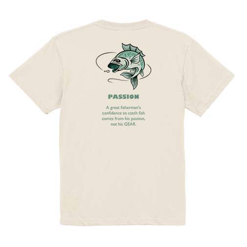 【Tシャツ】釣りに対する情熱! 5.6oz Cotton:100%