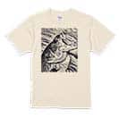 【Tシャツ】ブラックバス　ハンドランディング　モノトーン 5.6oz Cotton:100%