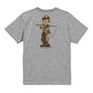 【Tシャツ】釣りボーイ　イラスト 5.6oz Cotton:100%