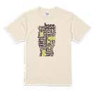 【Tシャツ】bass Text-Design 5.6oz Cotton:100%