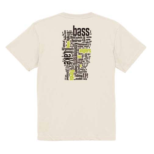 【Tシャツ】bass Text-Design 5.6oz Cotton:100%
