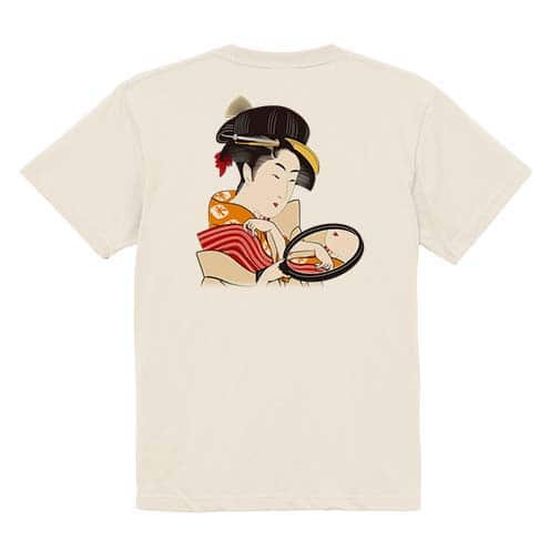 【Tシャツ】浮世絵　美人絵　その1 5.6oz Cotton:100%