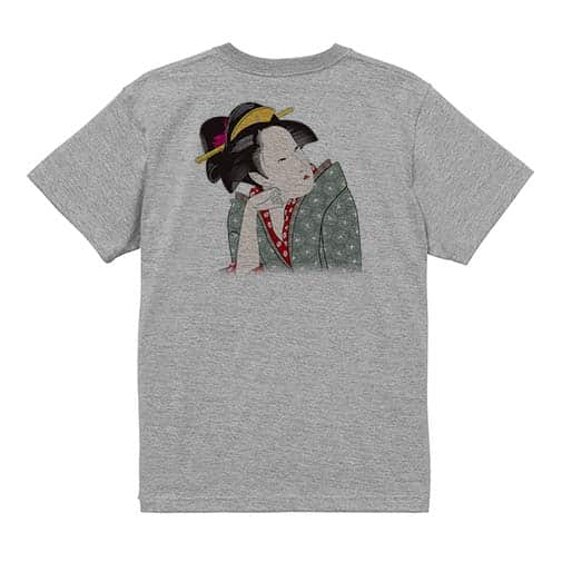 【Tシャツ】浮世絵　美人絵　その3 5.6oz Cotton:100%