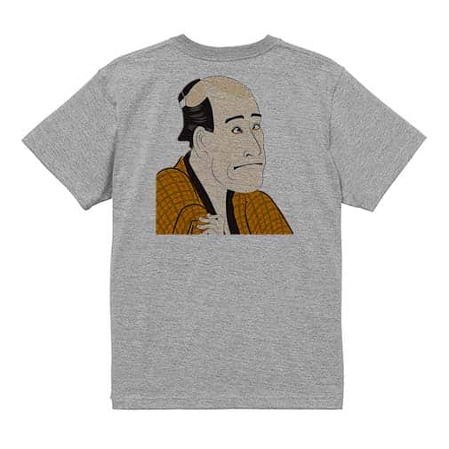 【Tシャツ】浮世絵　役者大首絵02 5.6oz Cotton:100%