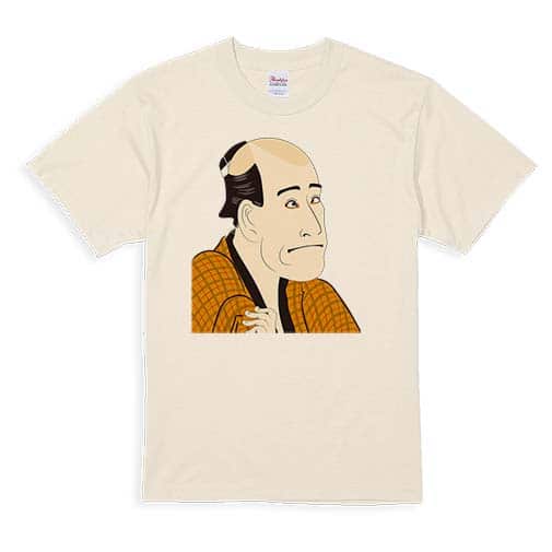 【Tシャツ】浮世絵　役者大首絵02 5.6oz Cotton:100%