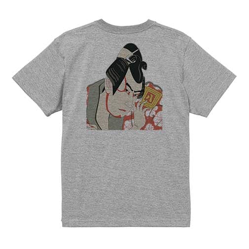 【Tシャツ】浮世絵　歌舞伎役者 5.6oz Cotton:100%
