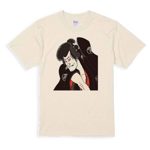 【Tシャツ】八犬伝犬の双紙之内のイラスト 5.6oz Cotton:100%