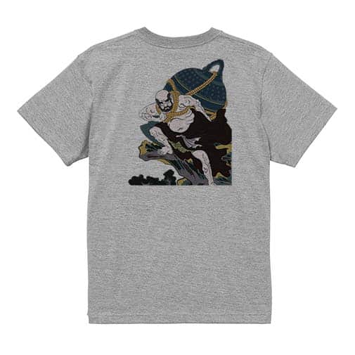 【Tシャツ】歌川国芳 其面影程能写絵 弁けい たいこもちのイラスト 5.6oz Cotton:100%