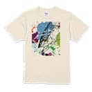 【Tシャツ】ヒラマサ　ペンキペイント 5.6oz Cotton:100%