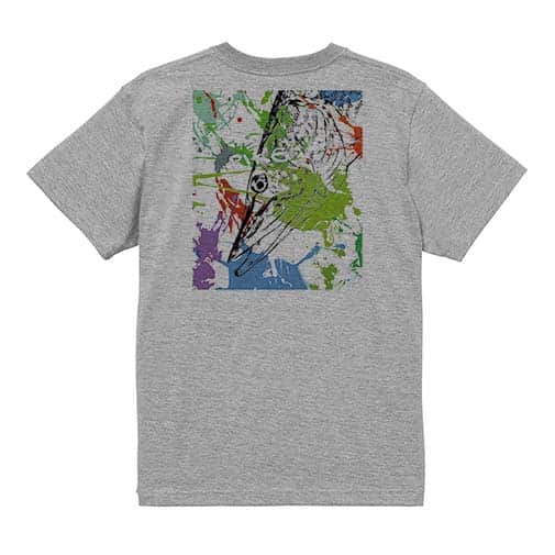 【Tシャツ】パイク　ペンキペイント 5.6oz Cotton:100%
