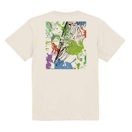 【Tシャツ】パイク　ペンキペイント 5.6oz Cotton:100%