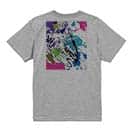 【Tシャツ】ニジマス(スチールヘッド)　ペンキペイント 5.6oz Cotton:100%