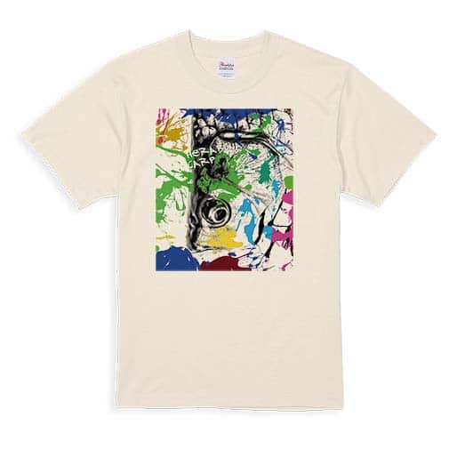【Tシャツ】ヘラブナ　ペンキペイント 5.6oz Cotton:100%