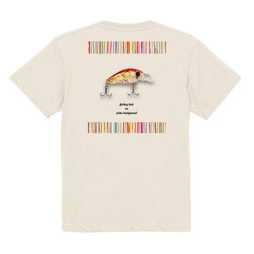 【Tシャツ】おしゃれなミニルアー　レッド 5.6oz Cotton:100%