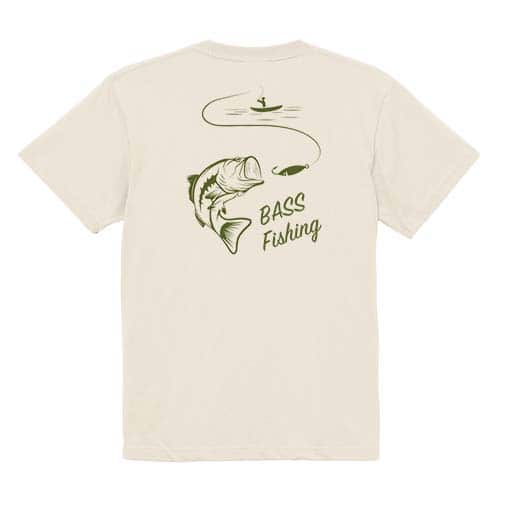 【Tシャツ】バス釣り 5.6oz Cotton:100%
