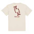 【Tシャツ】錦鯉　紅白　Koi Fish　ホワイト 5.6oz Cotton:100%