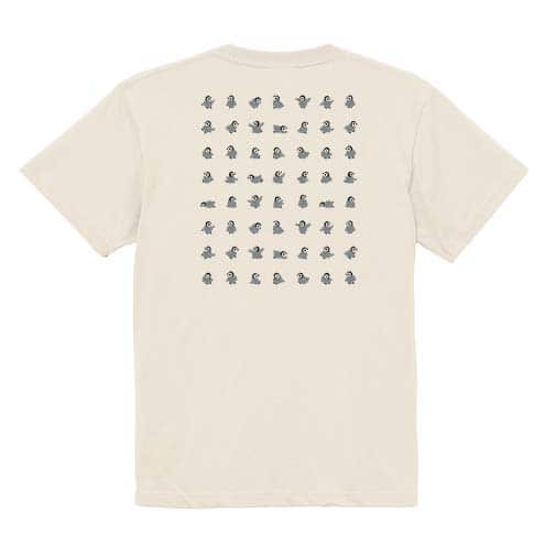 【Tシャツ】かわいいペンギンのシームレスパターン 5.6oz Cotton:100%