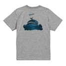 【Tシャツ】コミカルなクジラのイラスト 5.6oz Cotton:100%