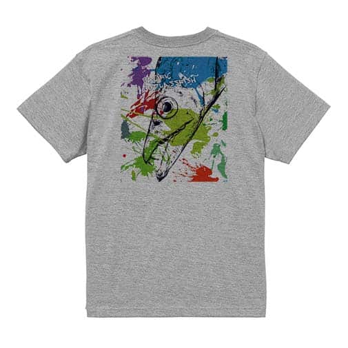【Tシャツ】タチウオ　ペンキペイント 5.6oz Cotton:100%