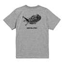 【Tシャツ】デジタル　フィッシュ 5.6oz Cotton:100%
