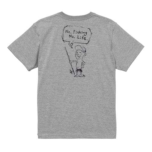 【Tシャツ】【釣りざんまい】釣りのない人生なんて考えられないとつぶやくアングラー 5.6oz Cotton:100%
