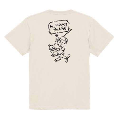 【Tシャツ】【釣りざんまい】ルアーに乗ったアングラー 5.6oz Cotton:100%