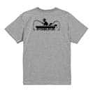 【Tシャツ】【釣りざんまい】愛犬と釣りを楽しむアングラー 5.6oz Cotton:100%