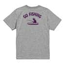 【Tシャツ】【釣りざんまい】ボートでぼーっと釣りざんまい 5.6oz Cotton:100%