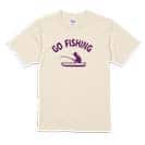 【Tシャツ】【釣りざんまい】ボートでぼーっと釣りざんまい 5.6oz Cotton:100%