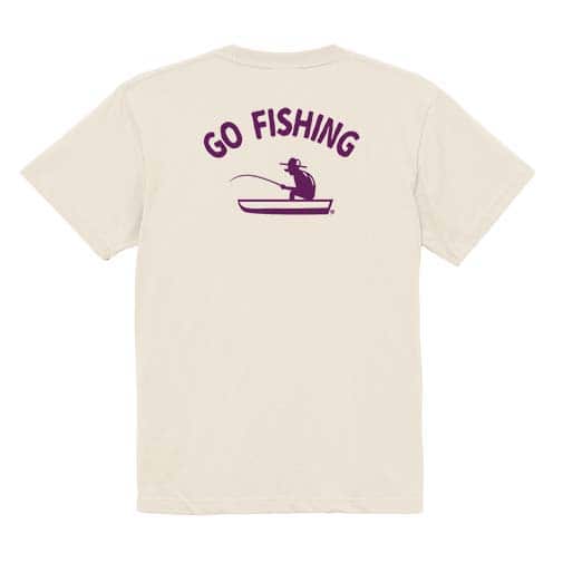 【Tシャツ】【釣りざんまい】ボートでぼーっと釣りざんまい 5.6oz Cotton:100%