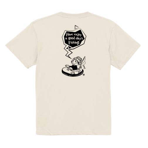 【Tシャツ】【釣りざんまい】ゴムボートアングラー 5.6oz Cotton:100%