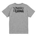 【Tシャツ】【釣りざんまい】釣りをとにかく楽しもう!_モノクロ 5.6oz Cotton:100%