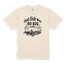 【Tシャツ】大きな魚を釣りました。 5.6oz Cotton:100%
